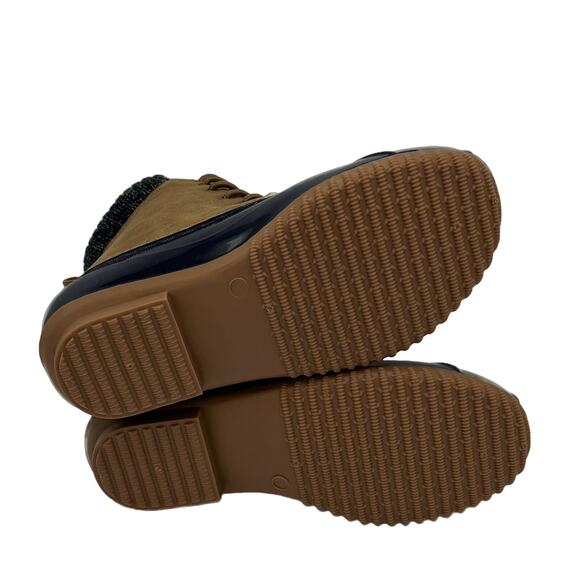 JUSTFAB Women's Evi Duck Boot in Tan Size 6.5 - Picture 5 of 8